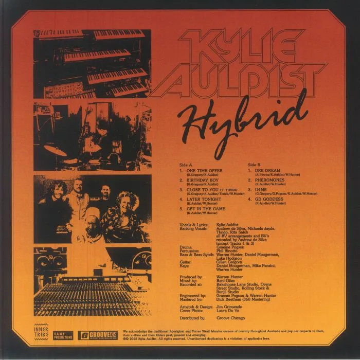 Back cover — Kylie AULDIST — Hybrid