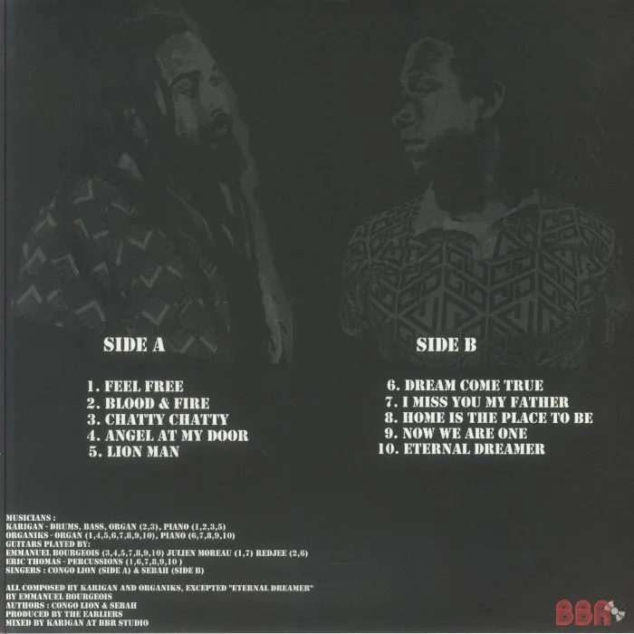 Back cover — The EARLIERS — The Earliers