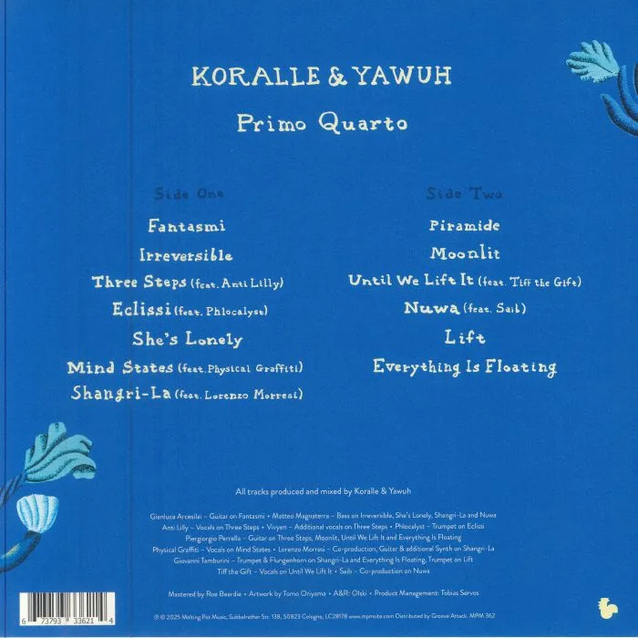 Back cover — KORALLE / YAWUH — Primo Quarto