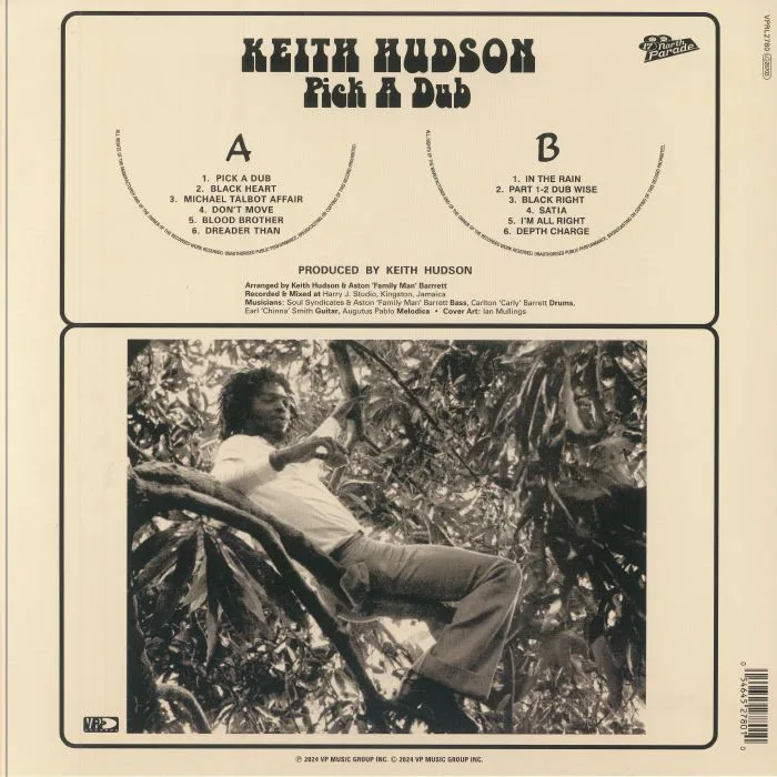 Back cover — Keith HUDSON — Pick A Dub (50th Anniversary Edition)