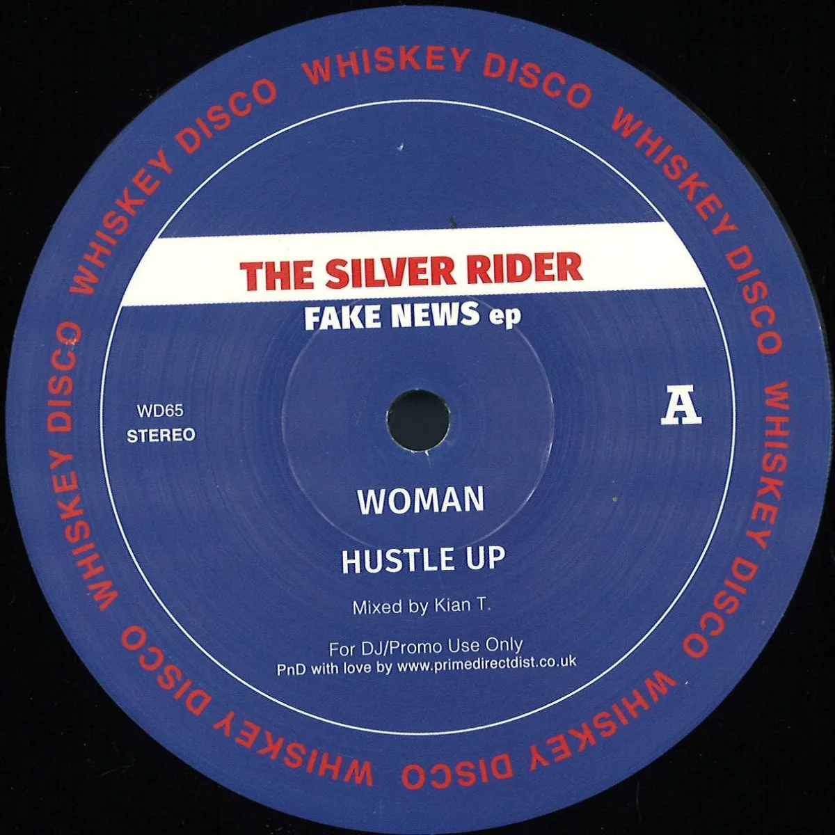 Лицевая сторона обложки — The Silver Rider/The Funk District — Fake News EP