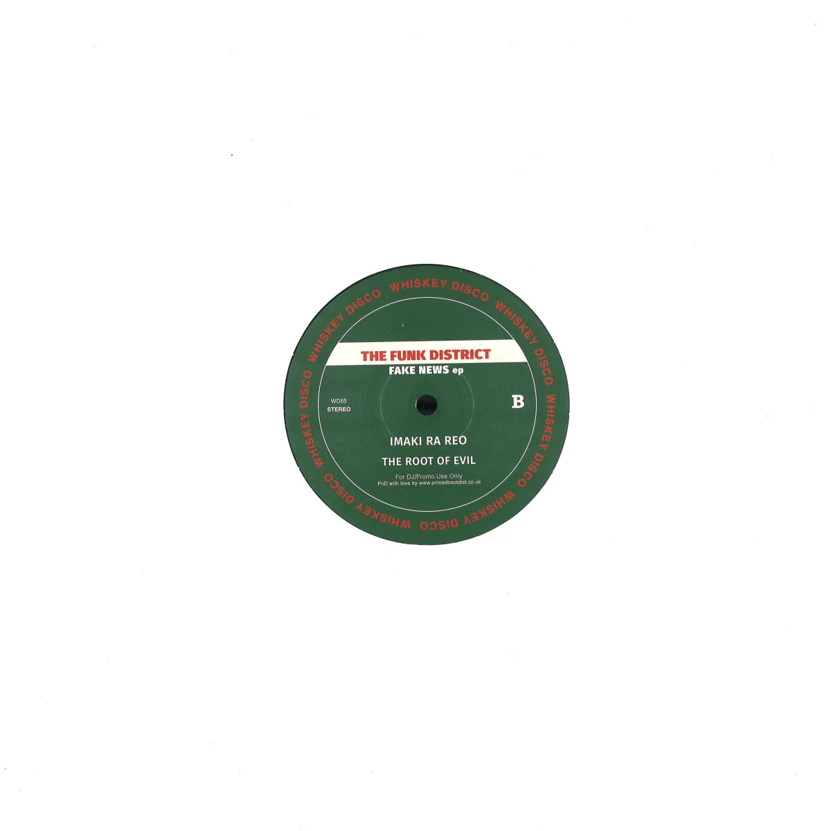 Обратная сторона обложки — The Silver Rider/The Funk District — Fake News EP