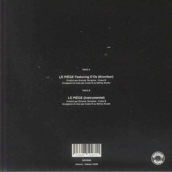 Back cover — TRIPTIK — Le Piege