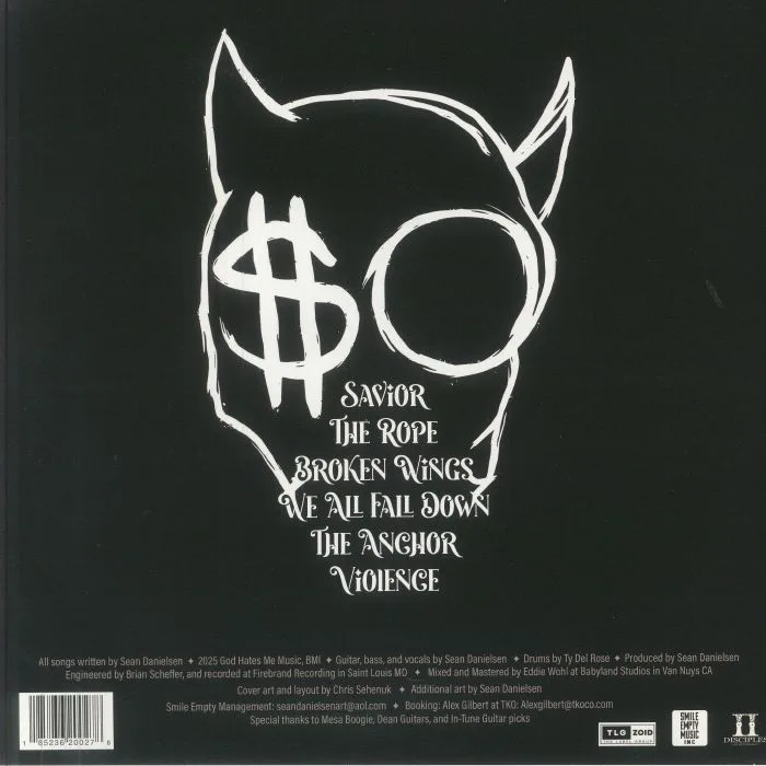 Back cover — SMILE EMPTY SOUL — Swan Song