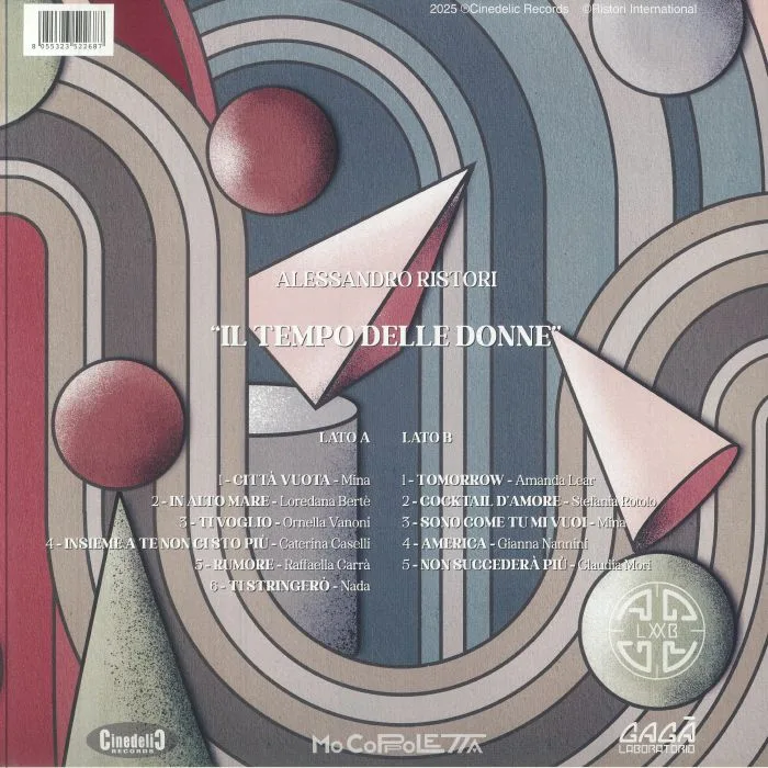 Back cover — Alessandro RISTORI — Il Tempo Delle Donne