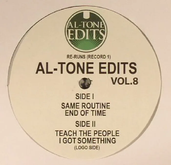 Лицевая сторона обложки — AL TONE EDITS — Re Runs Vol 8