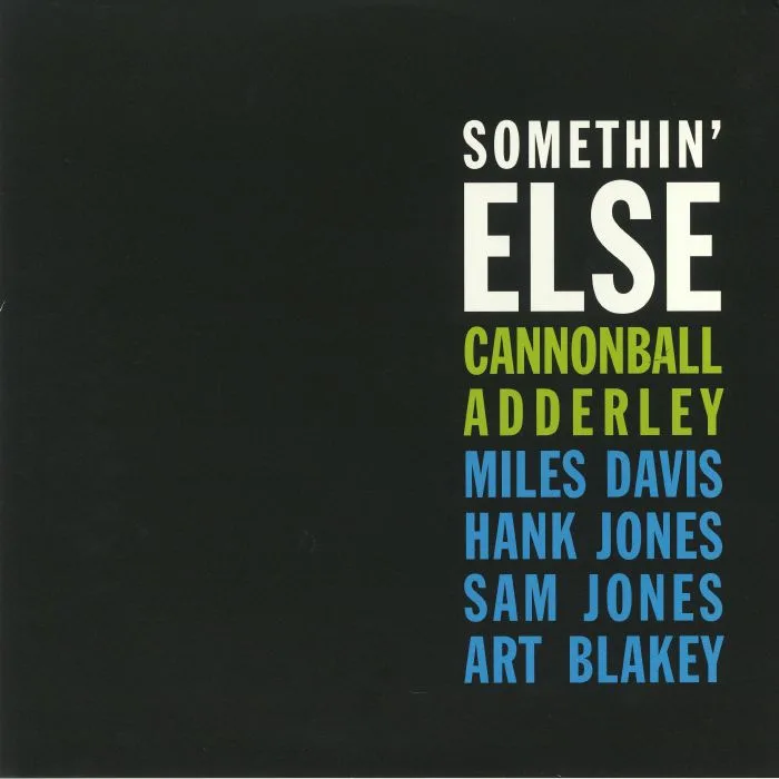 Лицевая сторона обложки — Cannonball ADDERLEY — Somethin' Else (reissue)
