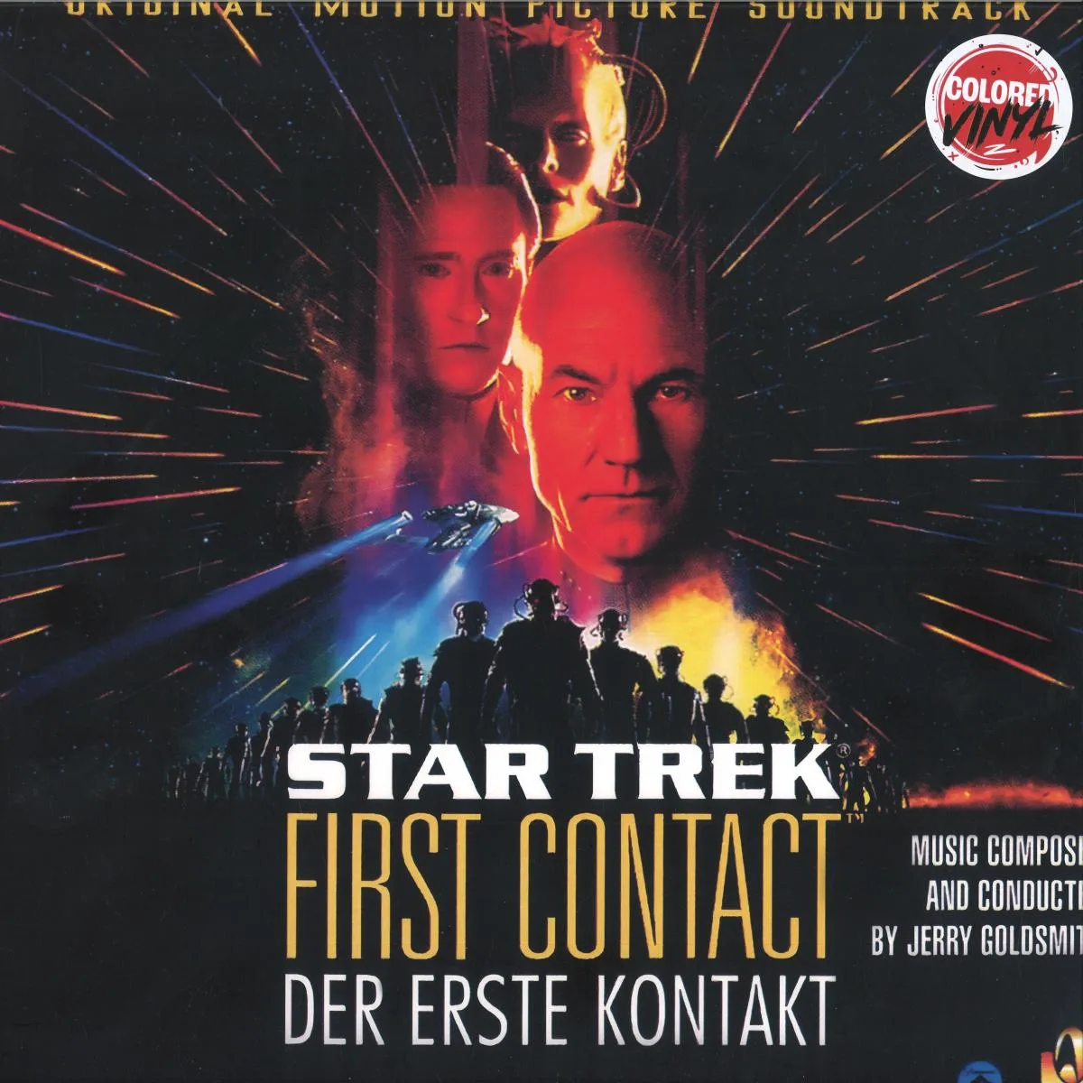 Back cover — Jerry Goldsmith — First Contact OST LP