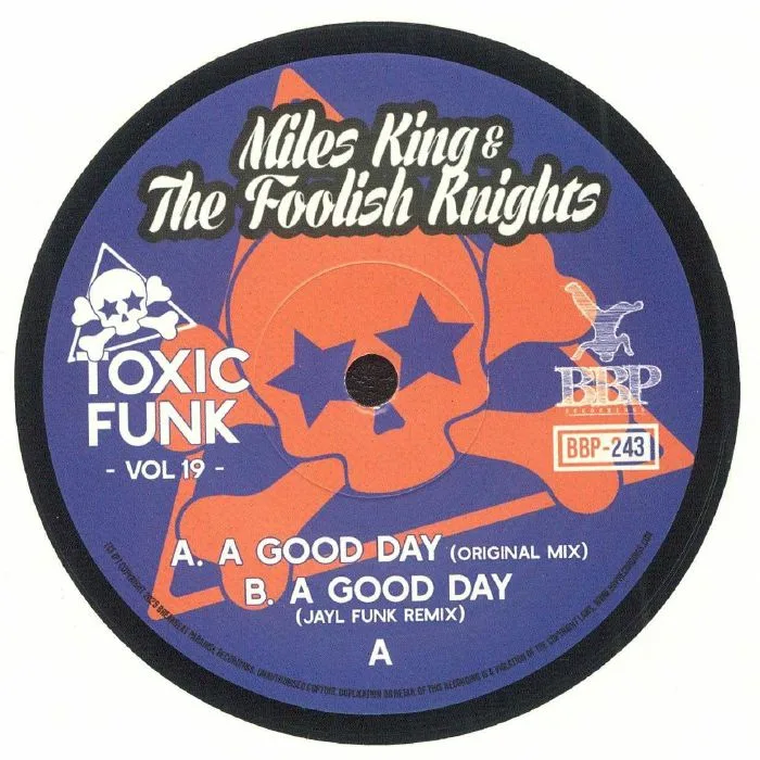 Front cover — Miles KING & THE FOOLISH KNIGHTS — Toxic Funk Vol 19