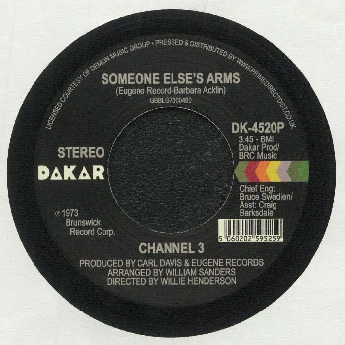 Back cover — CHANNEL 3 — The Sweetest Thing (Record Store Day RSD 2021)