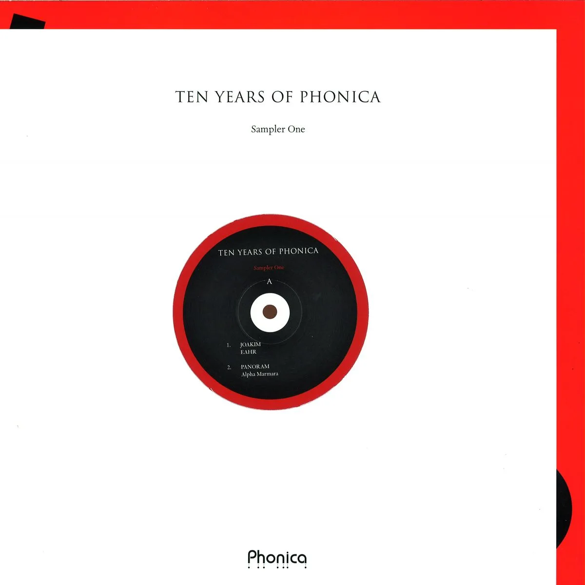 Front cover — Various — Ten Years Of Phonica - Sampler One