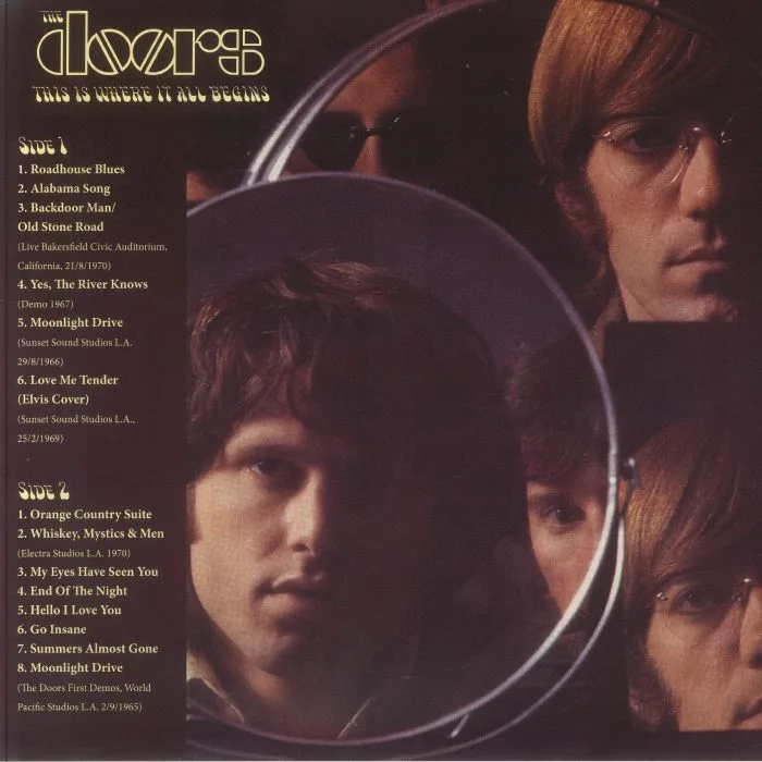 Back cover — The DOORS — This Is Where It All Begins