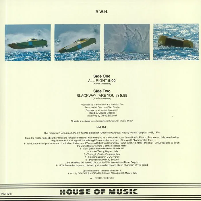 Back cover — BWH — All Right