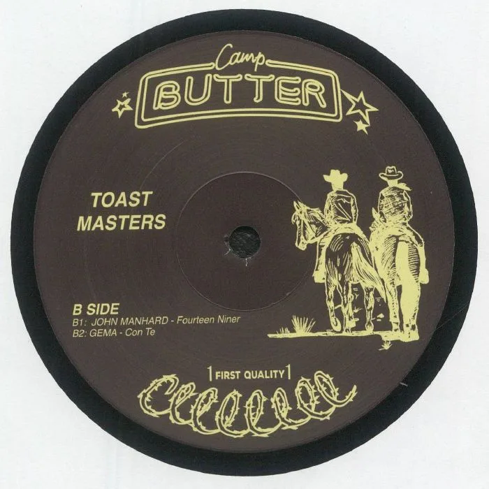 Back cover — LUNAR TROPICS / RIK VINEGAR / JOHN MANHARD / GEMA — Toastmasters EP