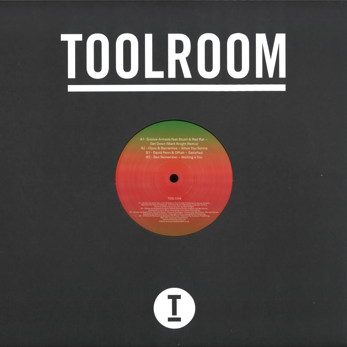 Back cover — Groove Armada,Illyus&Barrientos,Ben Remember,Mark Knight — Toolroom Sampler Vol. 13