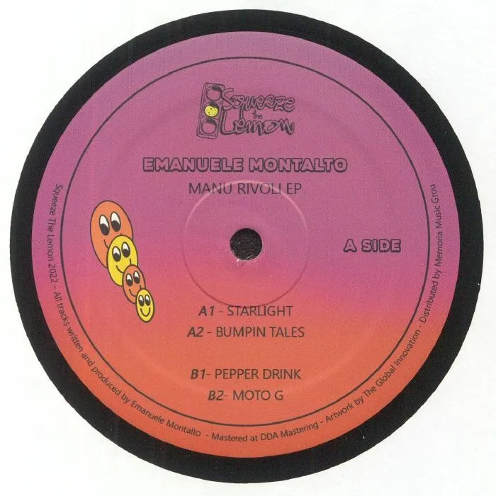 Front cover — Emanuele MONTALTO — Manu Rivoli EP