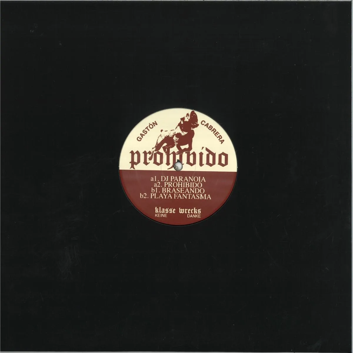 Обратная сторона обложки — Gaston Cabrera — Prohibido EP