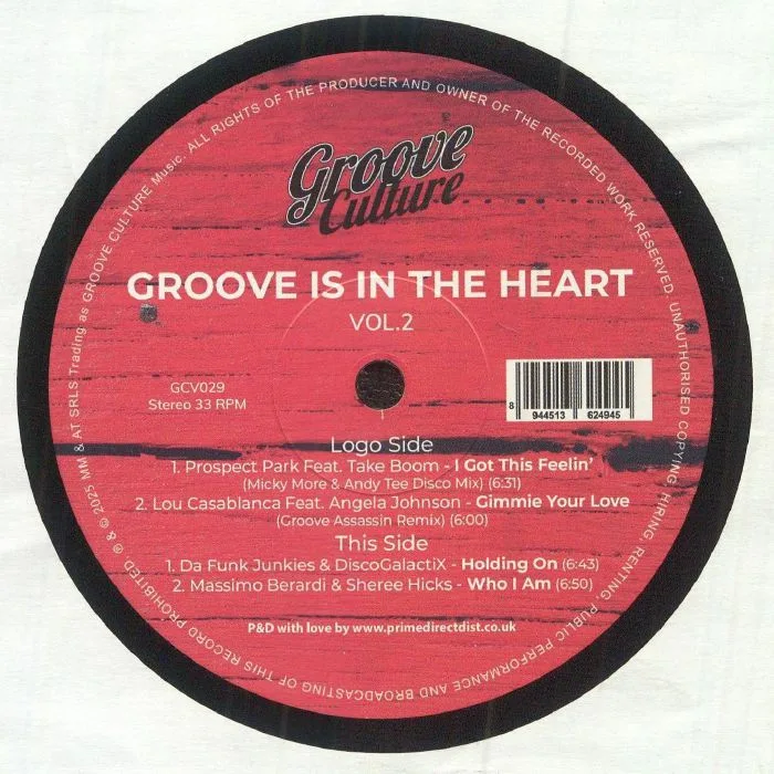 PROSPECT PARK / LOU CASABLANCA / DA FUNK JUNKIES / DISCOGALACTIX / MASSIMO BERADI — Groove Is In The Heart Vol 2