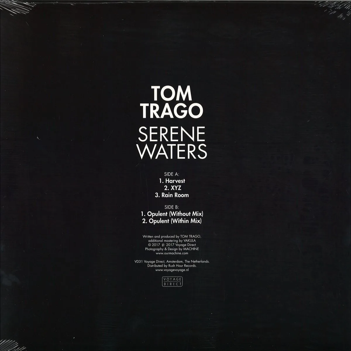 Back cover — Tom Trago — Serene Waters