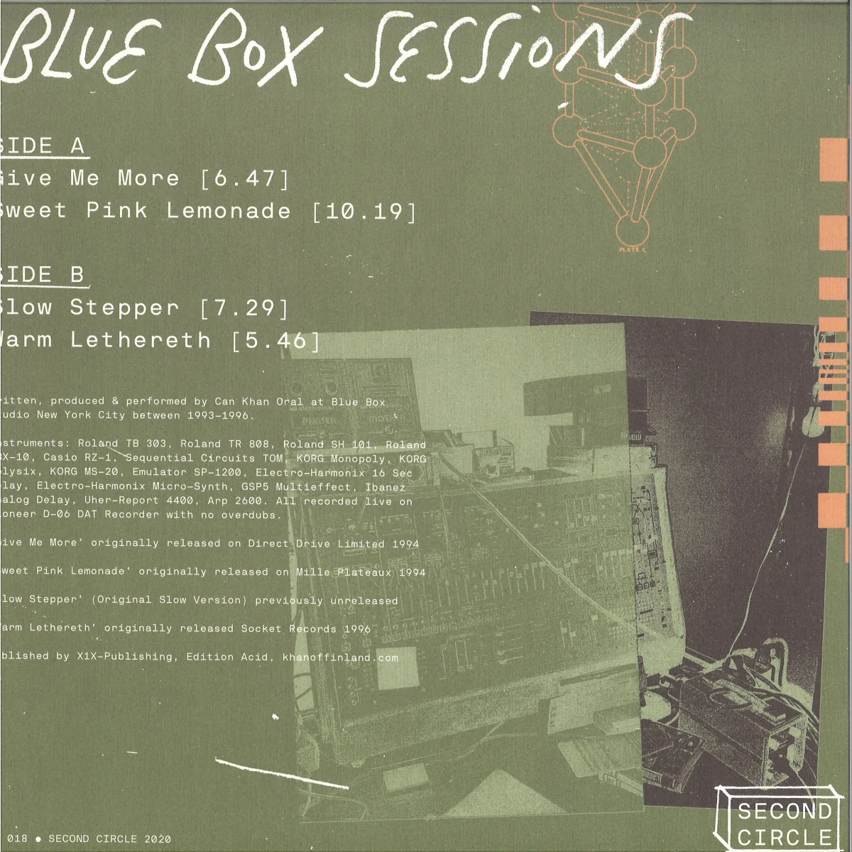 Back cover — Khan — BLUE BOX SESSIONS