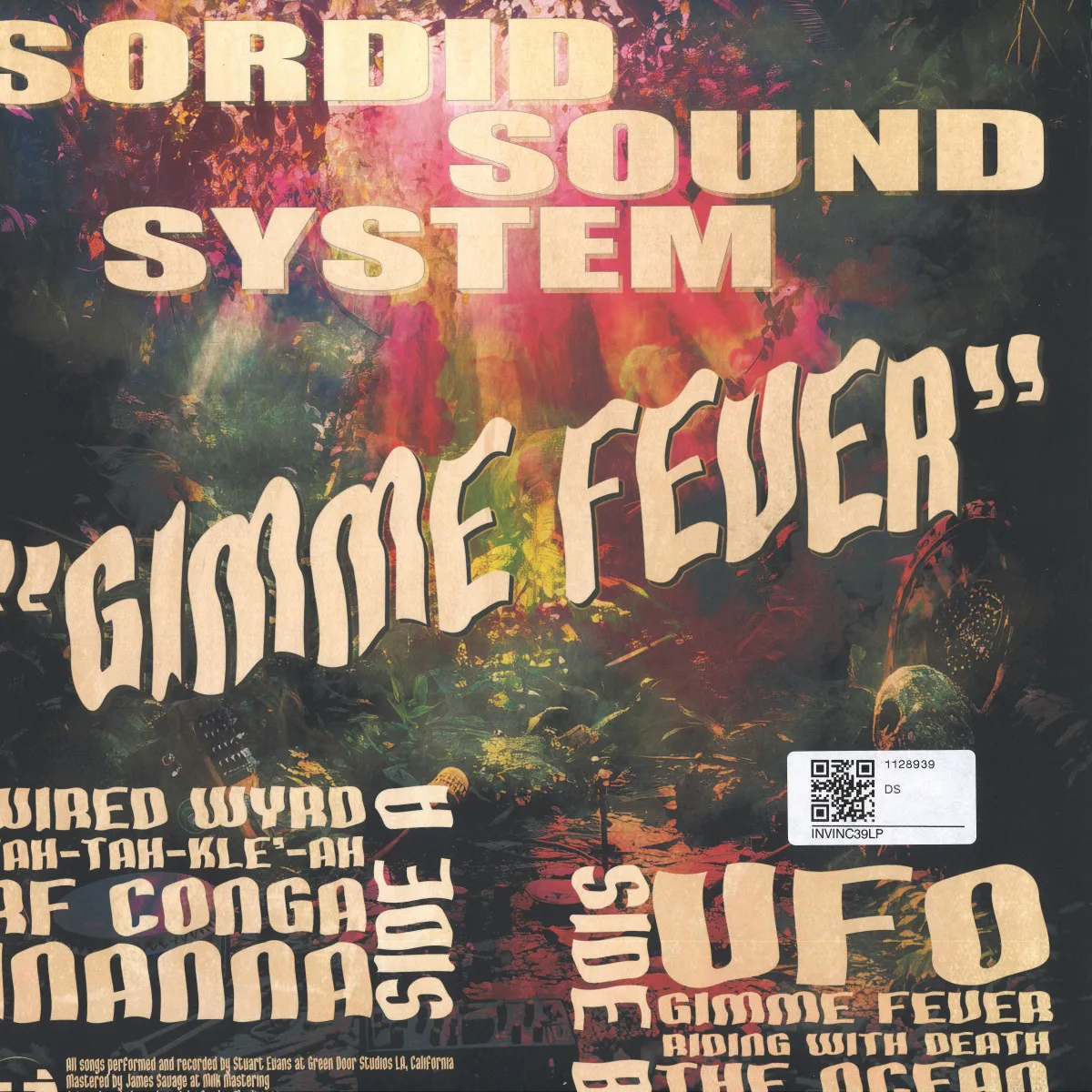Back cover — Sordid Sound System — Gimme Fever