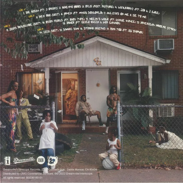 Back cover — EARTHGANG — Ghetto Gods (B-STOCK)