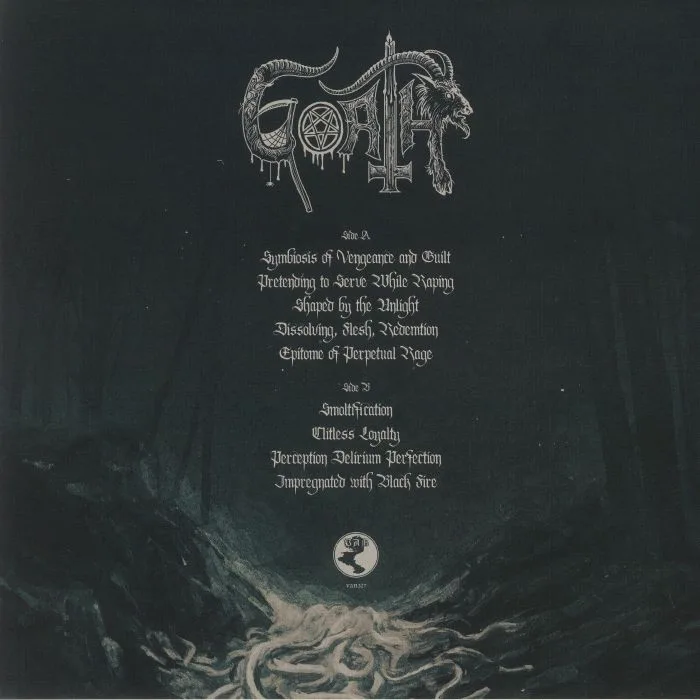 Back cover — GOATH — III: Shaped By The Unlight