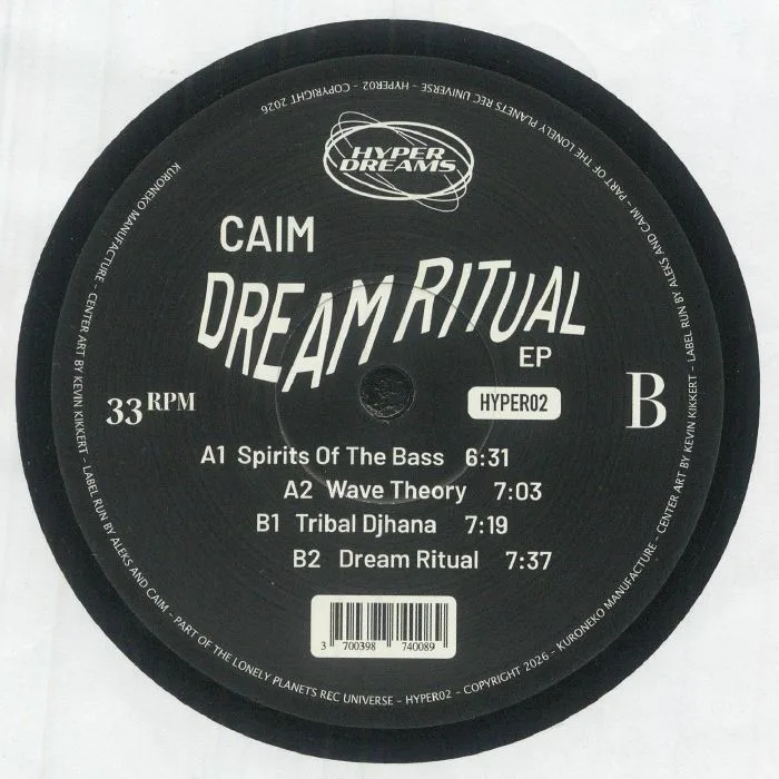 Обратная сторона обложки — CAIM — Dream Ritual EP