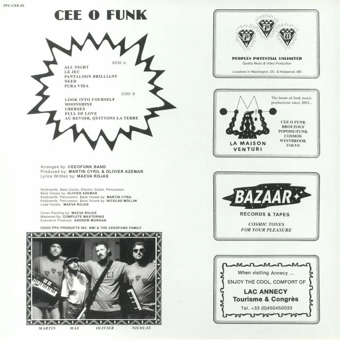 Обратная сторона обложки — CEE O FUNK — Look Into Yourself