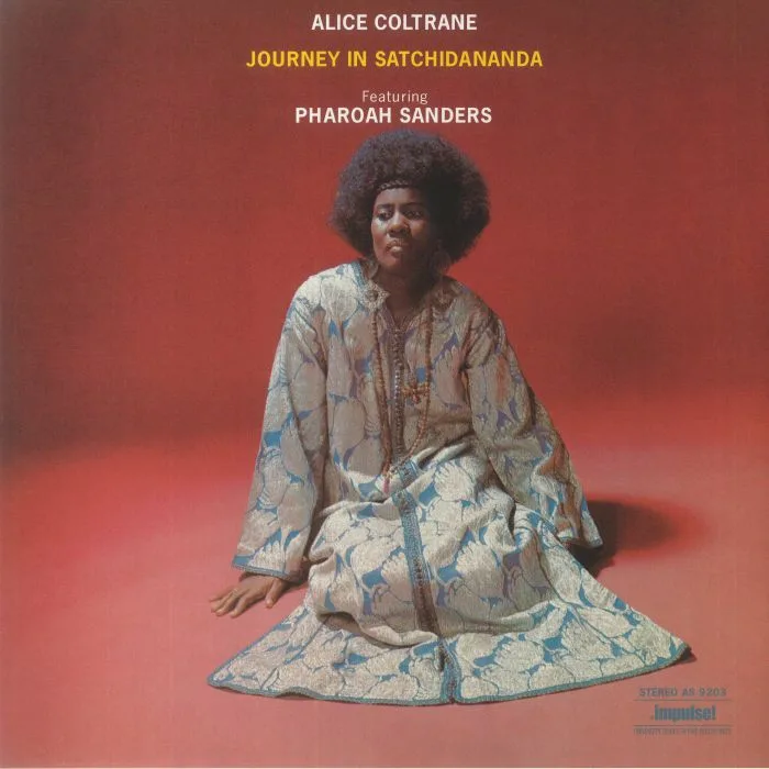 Front cover — Alice COLTRANE feat PHAROAH SANDERS — Journey In Satchidananda (Acoustic Sounds Series)