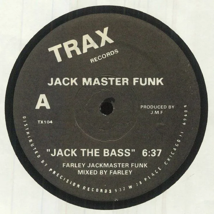 Лицевая сторона обложки — JACK MASTER FUNK — Jack The Bass
