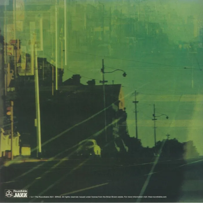 Back cover — The BRIAN BROWN QUINTET — Carlton Streets (Record Store Day RSD 2021)