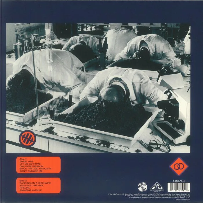 Обратная сторона обложки — The ALAN PARSONS PROJECT — Ammonia Avenue (half speed remastered)