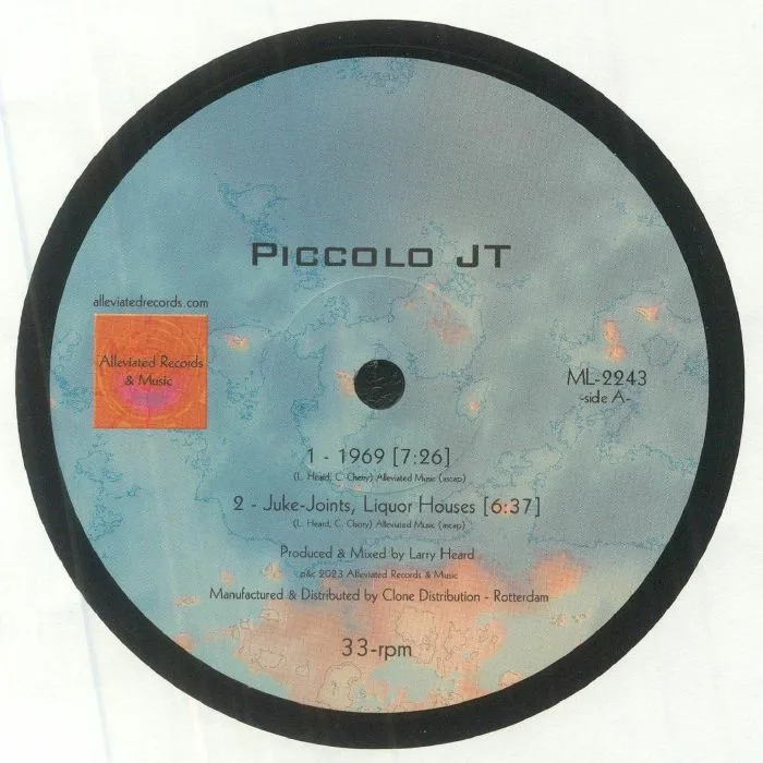 Лицевая сторона обложки — PICCOLO JT / RIO LOVE — 1969