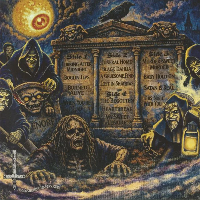 Обратная сторона обложки — The LURKING CORPSES — Lurking After Midnight
