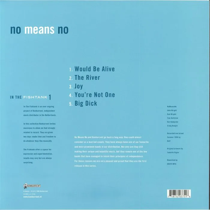 Обратная сторона обложки — NOMEANSNO — In The Fishtank (reissue)