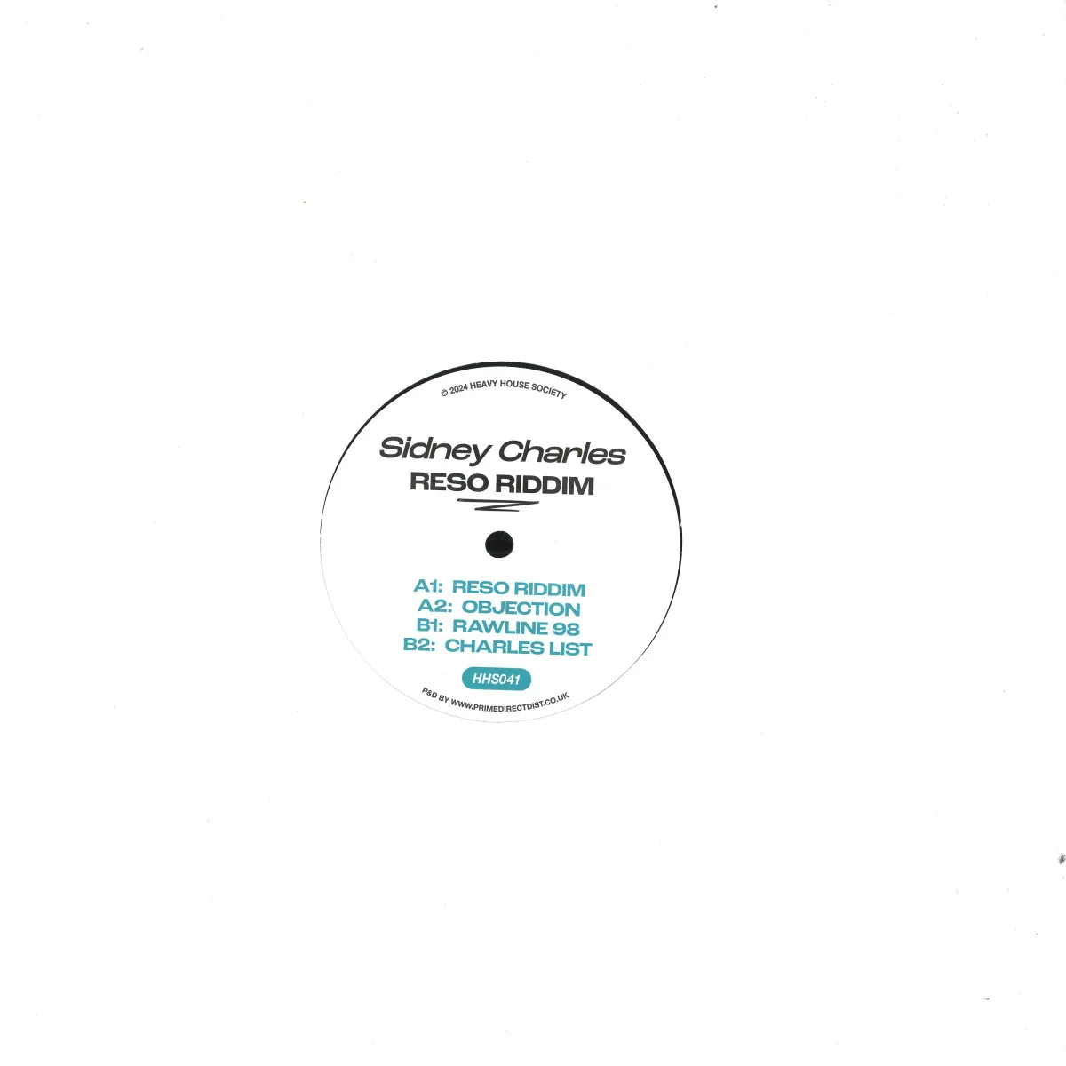 Back cover — Sidney Charles — Reso Riddim