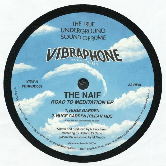 Лицевая сторона обложки — The NAIF — Road To Meditation EP