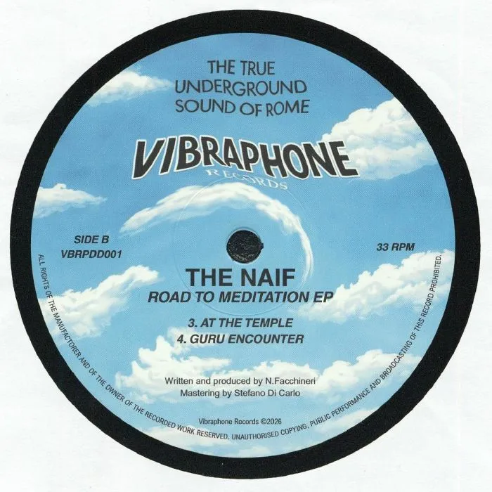 Обратная сторона обложки — The NAIF — Road To Meditation EP