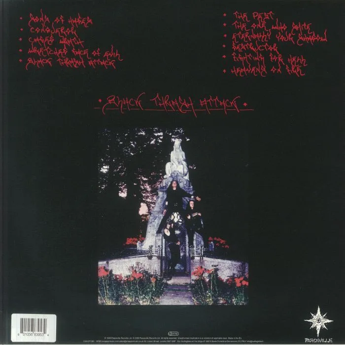 Back cover — AURA NOIR — Black Thrash Attack (30th Anniversary Edition)