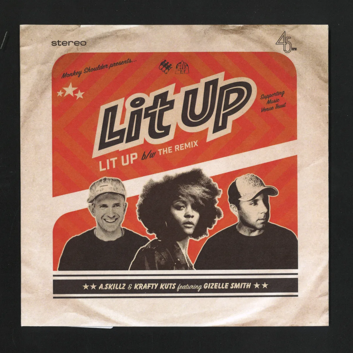 Front cover — A.skillz&Krafty Kutsfeat.Gizelle Smith — Lit Up