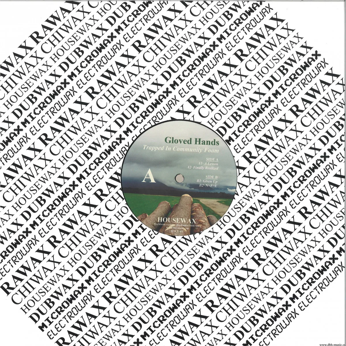 Back cover — Gloved Hands — Trapped In Community Foam