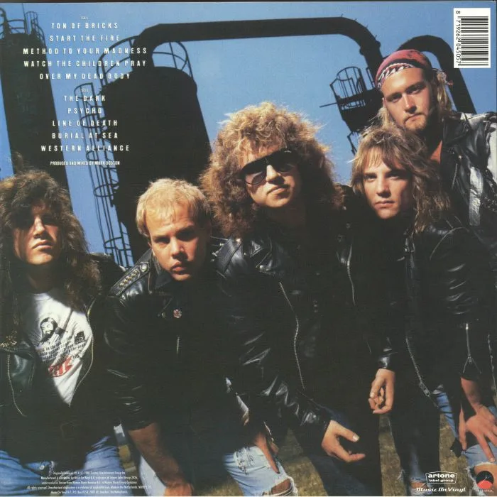 Обратная сторона обложки — METAL CHURCH — The Dark