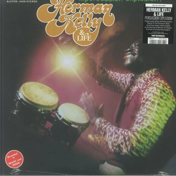 Front cover — Herman KELLY & LIFE — Percussion Explosion! (reissue)