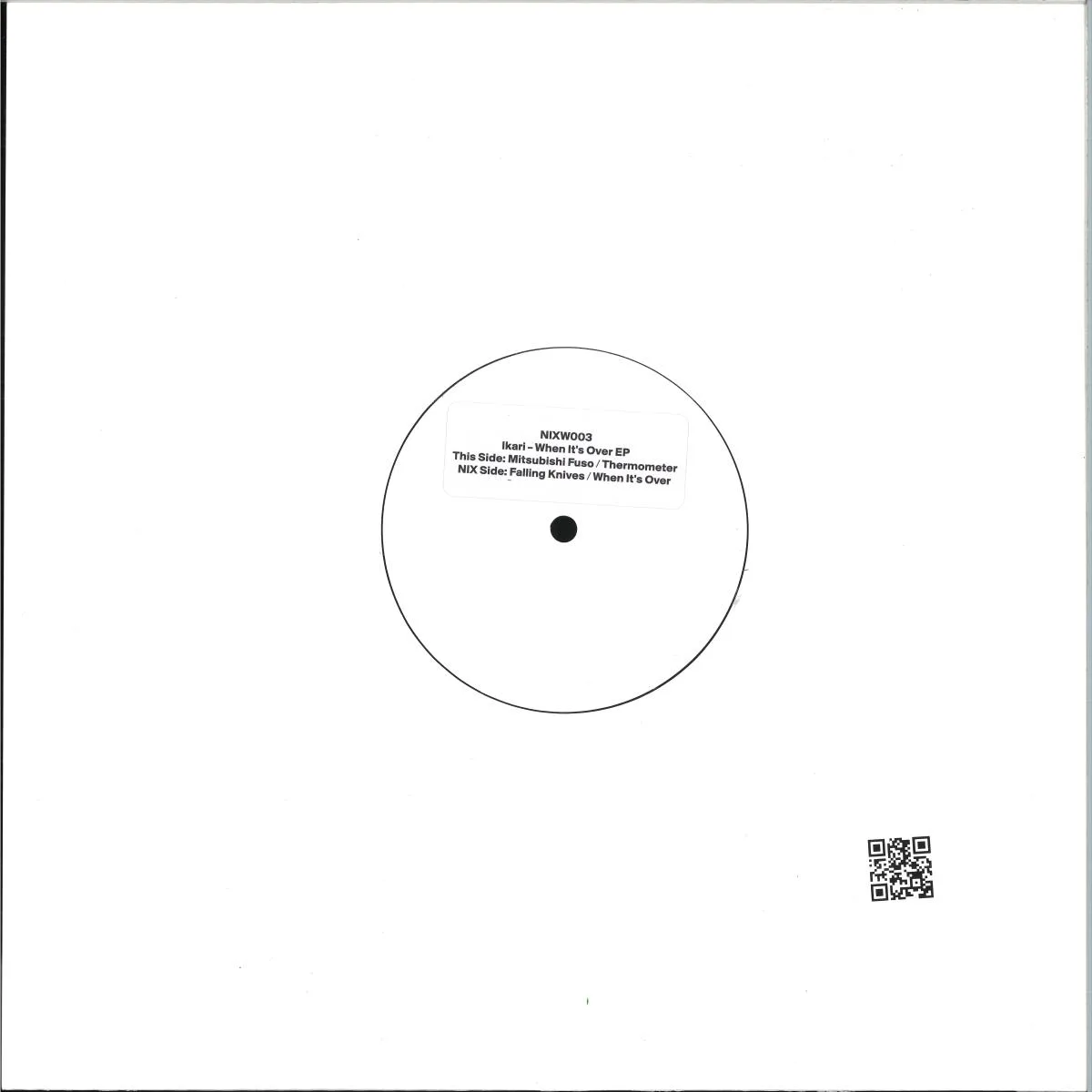 Back cover — Ikari — When It’s Over EP