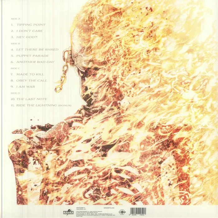 Back cover — MEGADETH — Megadeth