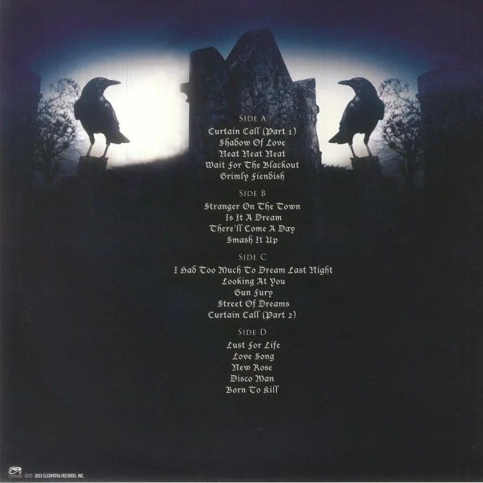 Обратная сторона обложки — The DAMNED — Fiendish Shadows