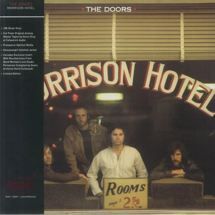 Front cover — The DOORS — Morrison Hotel (Rhino High Fidelity Edition)