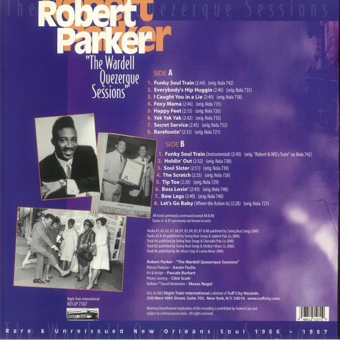 Robert PARKER — The Wardell Quezerque Sessions