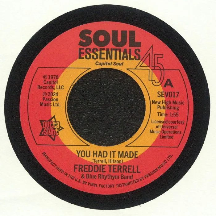 Freddie TERRELL & BLUE RHYTHM BAND / CHARLES WILLIAMS — You Had It Made